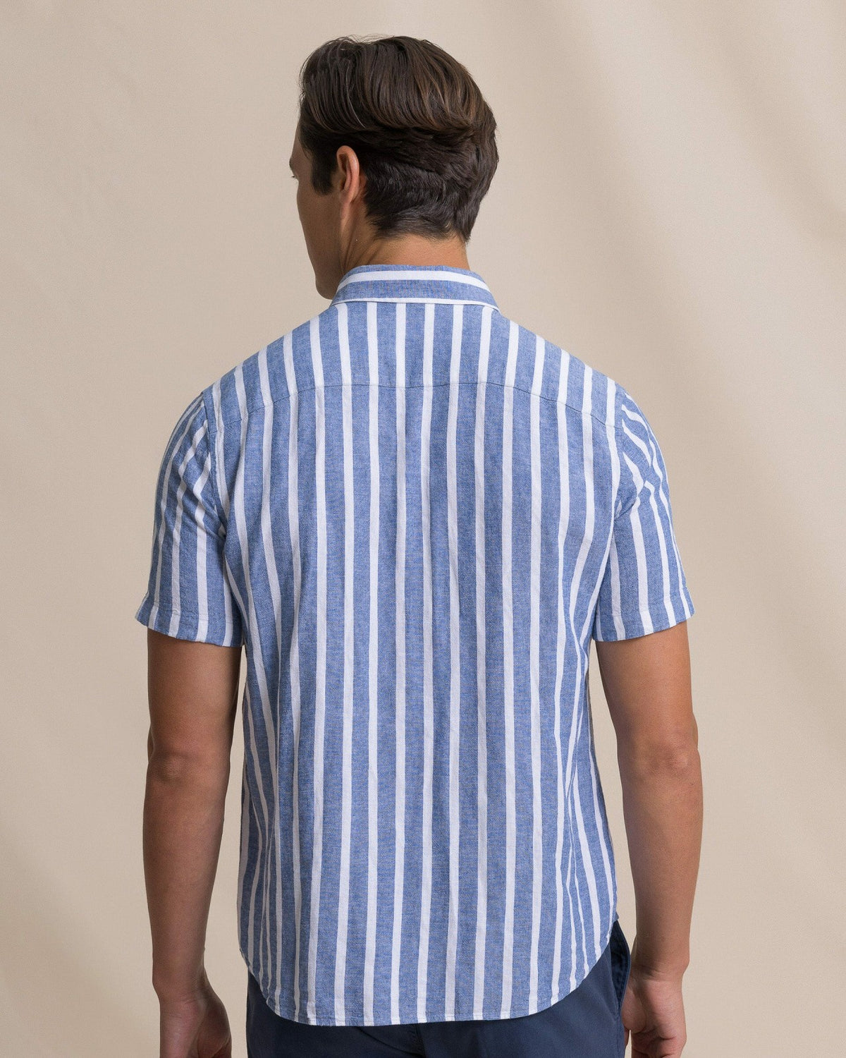 Seamark Stripe Short Sleeve Sport Shirt | Southern Tide Value