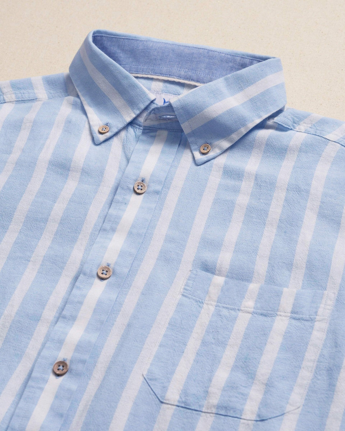 Seamark Stripe Short Sleeve Sport Shirt | Southern Tide Value