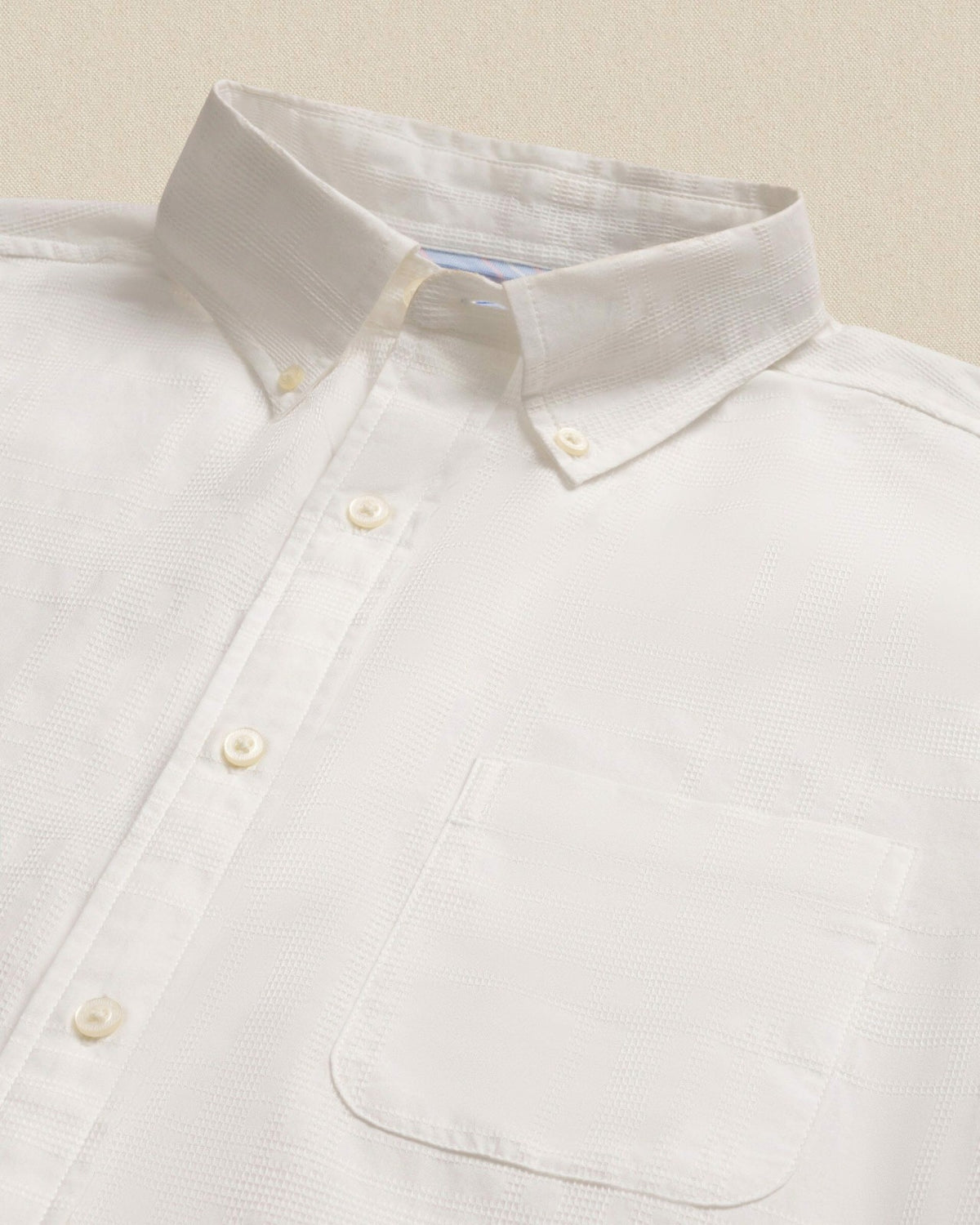 Fort Fisher Textured Short Sleeve Sport Shirt | Southern Tide New