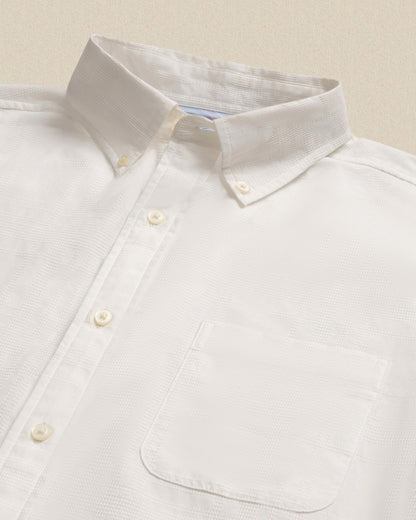 Fort Fisher Textured Short Sleeve Sport Shirt | Southern Tide New