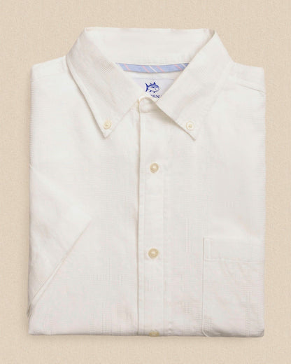 Fort Fisher Textured Short Sleeve Sport Shirt | Southern Tide New
