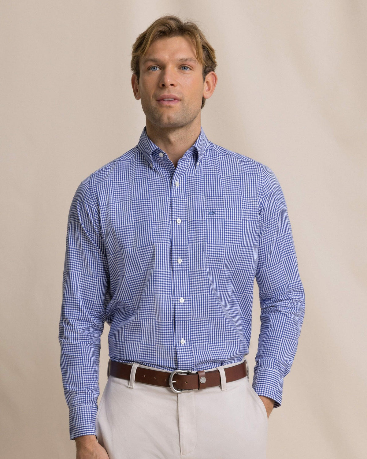 Palmetto Point Gingham Sport Shirt | Southern Tide Featured