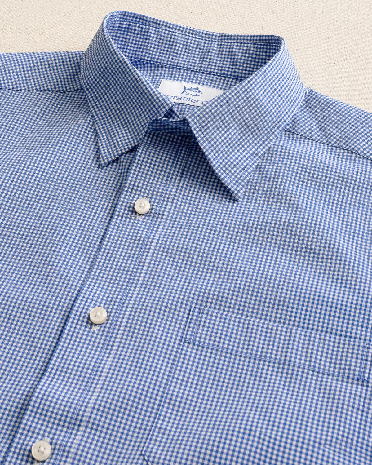 Charleston Parkwood Micro-Gingham Shirt | Southern Tide Smart Buy