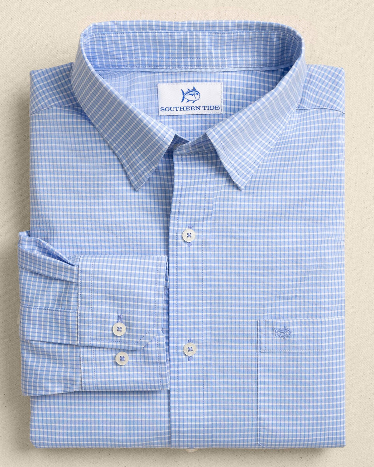 Crofton Plaid Charleston Sport Shirt | Southern Tide Value