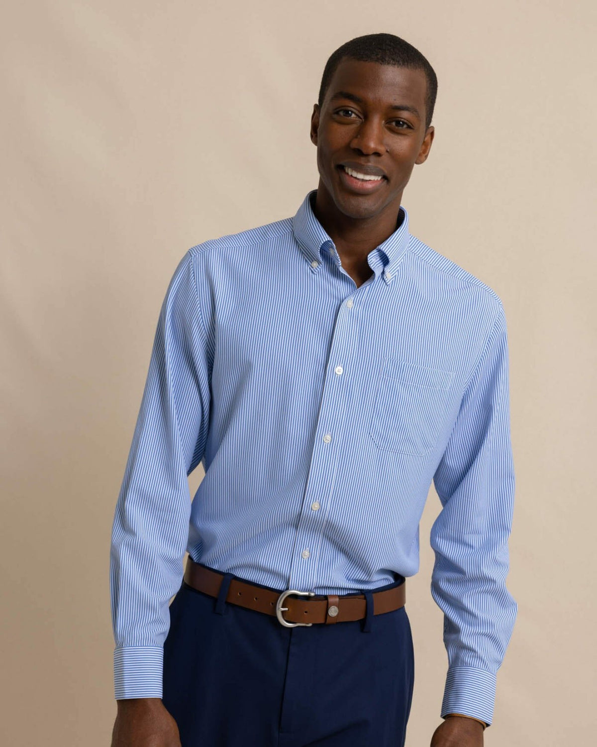 Bengal Stripe brrr°® Intercoastal Sport Shirt | Southern Tide Popular