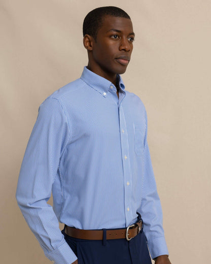 Bengal Stripe brrr°® Intercoastal Sport Shirt | Southern Tide Popular