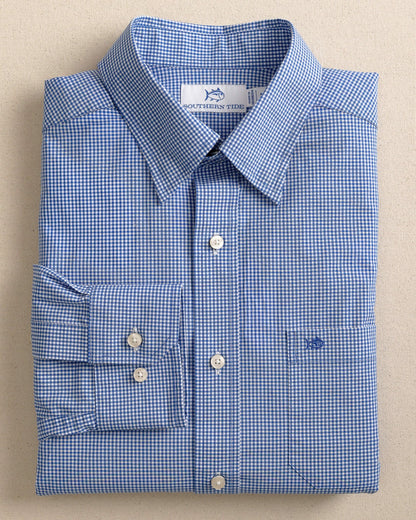 Charleston Parkwood Micro-Gingham Sport Shirt | Southern Tide Value