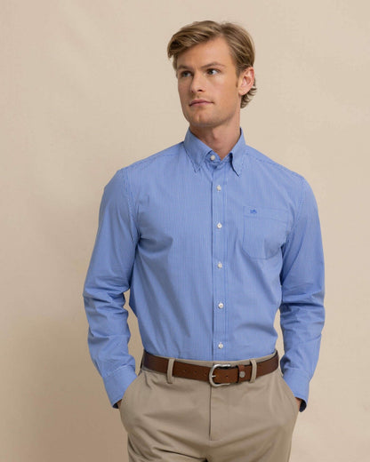Charleston Parkwood Micro-Gingham Sport Shirt | Southern Tide Value