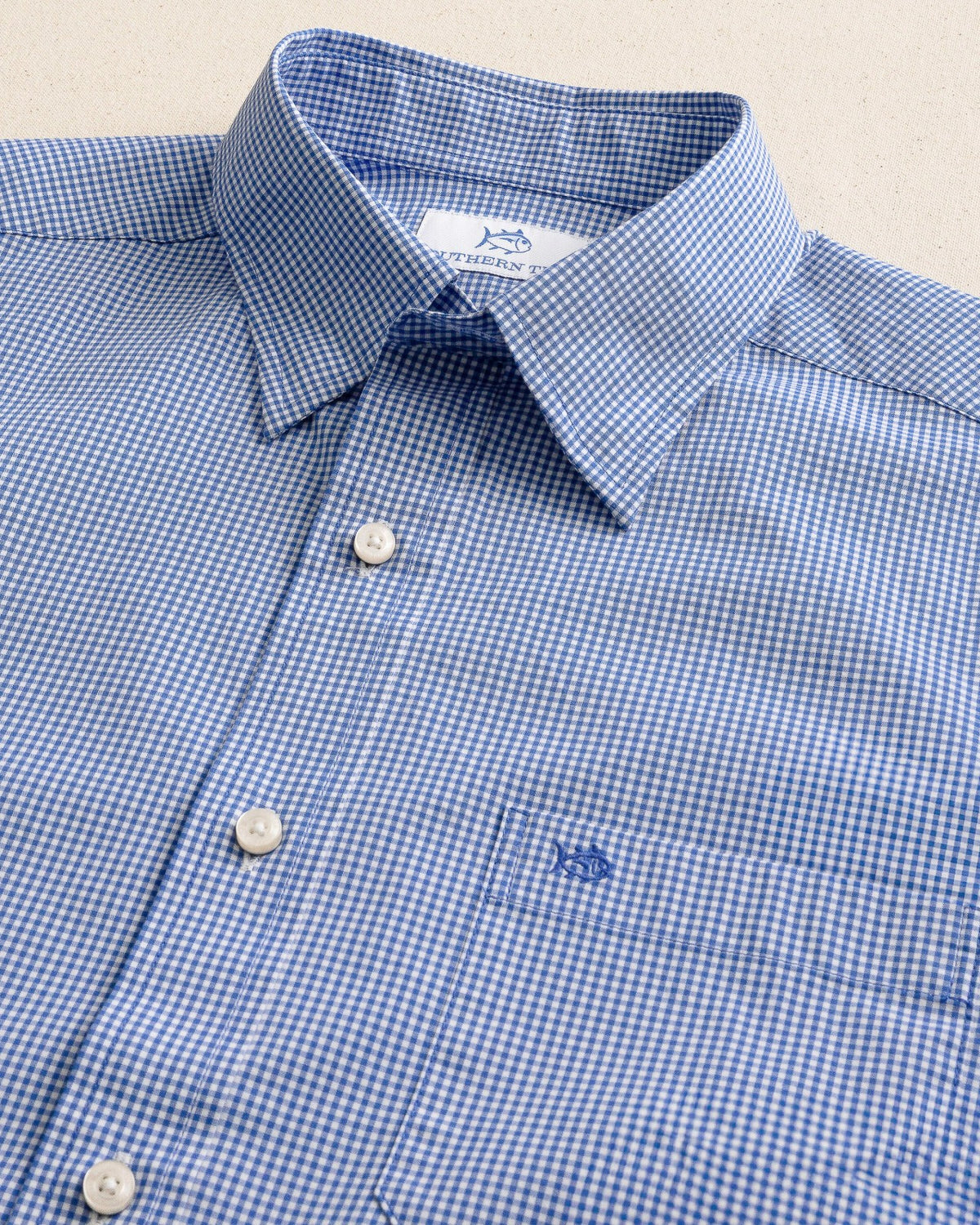 Charleston Parkwood Micro-Gingham Sport Shirt | Southern Tide Value