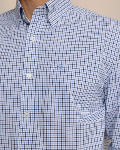 Charleston Summerton Plaid Sport Shirt - Blue | Southern Tide Value
