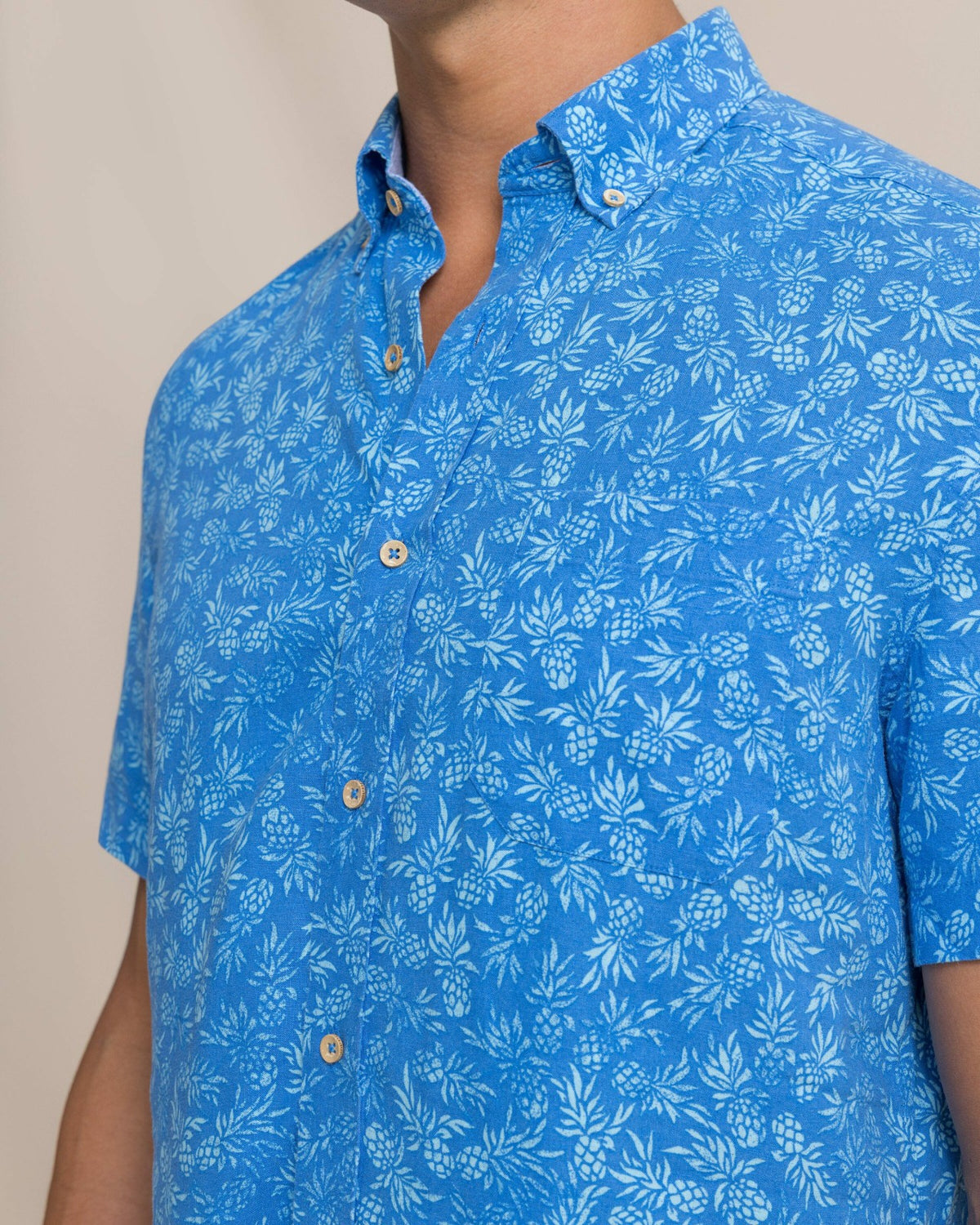 Pineapple Parade Short Sleeve Sport Shirt | Southern Tide Sale