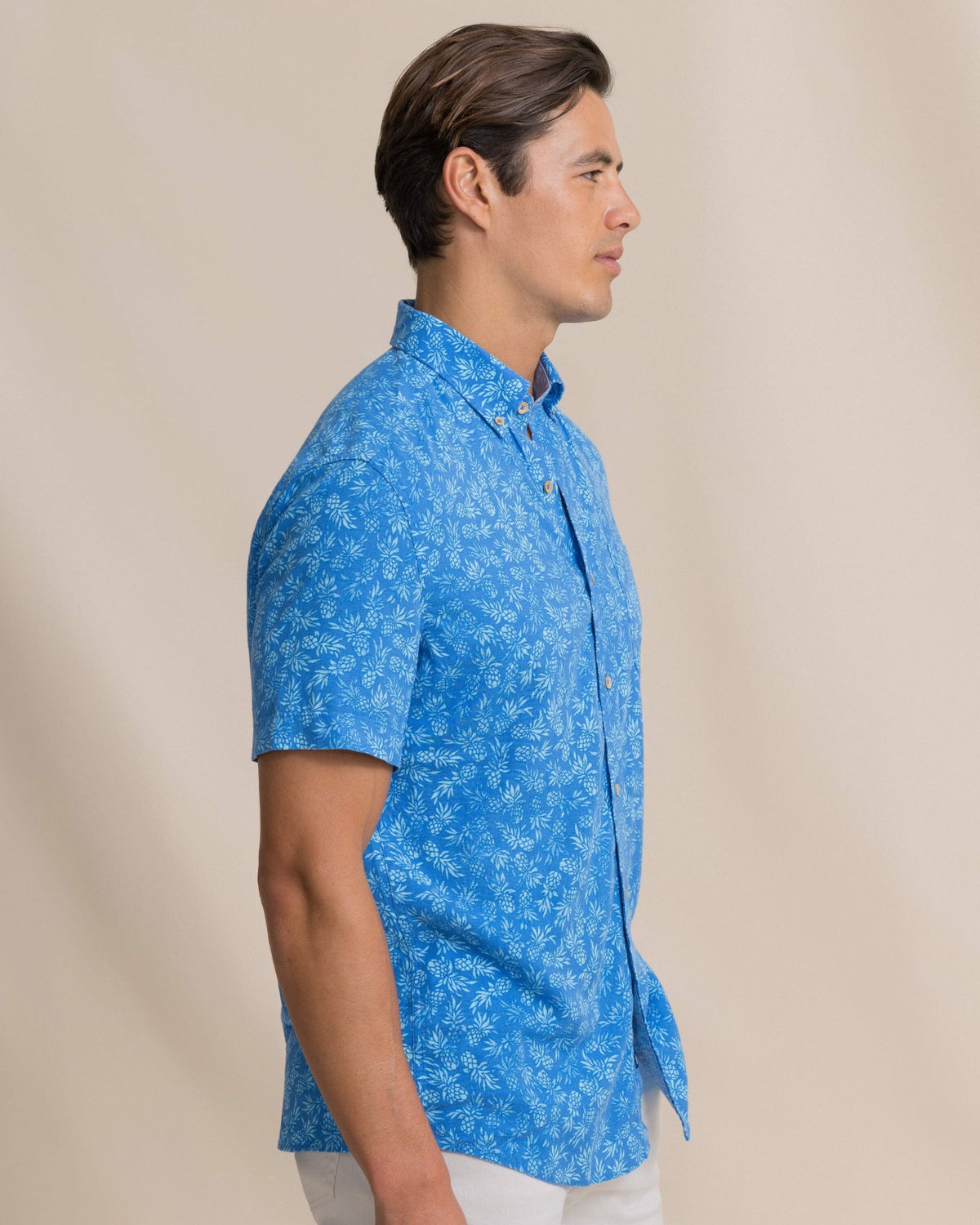 Pineapple Parade Short Sleeve Sport Shirt | Southern Tide Sale