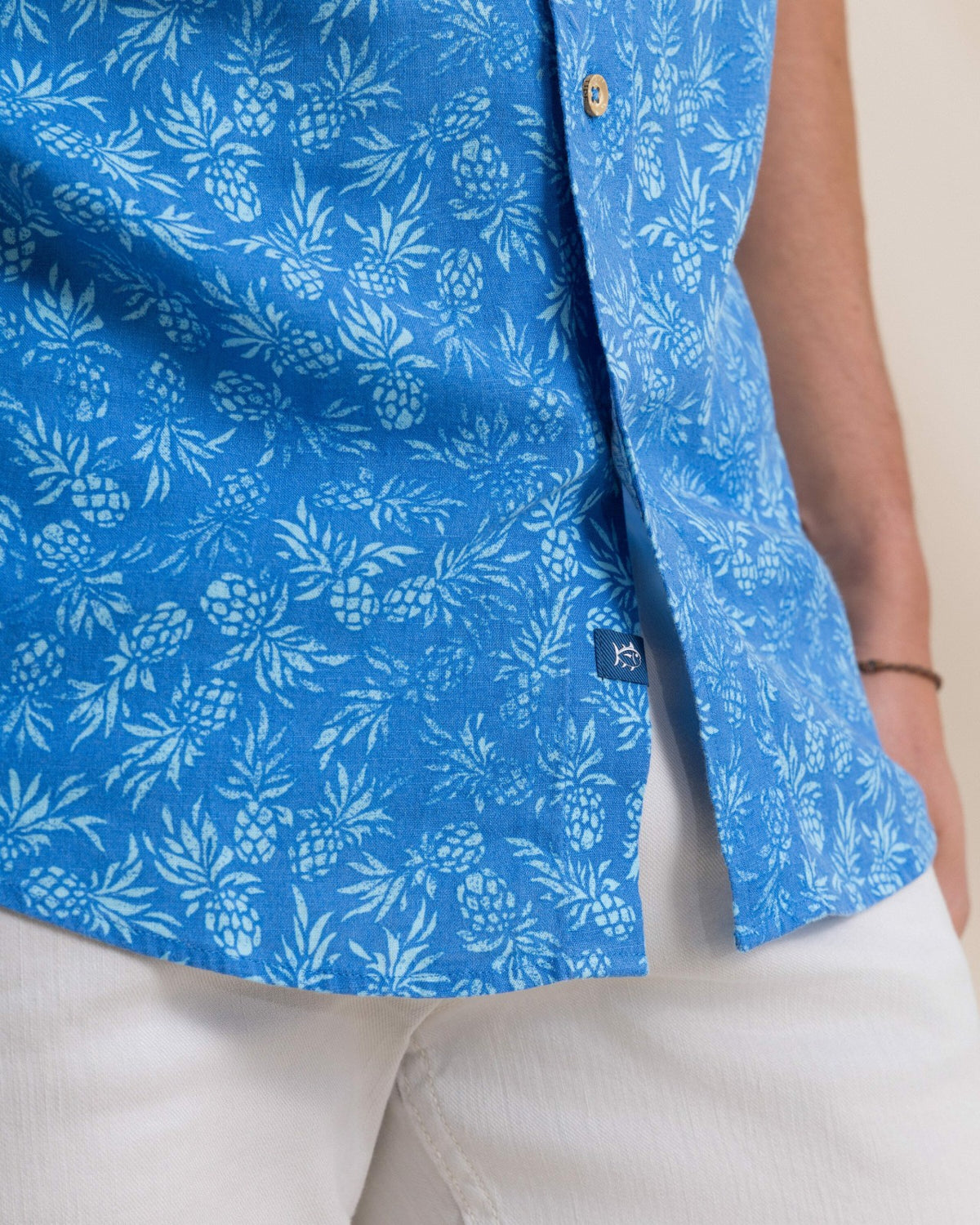 Pineapple Parade Short Sleeve Sport Shirt | Southern Tide Sale