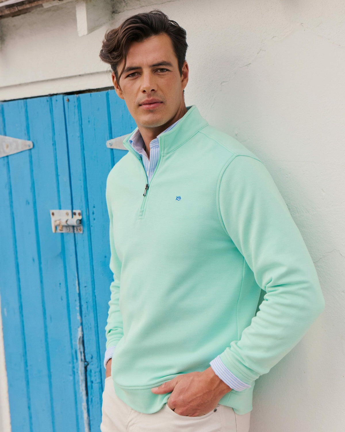 Sandy Cove Pique Quarter Zip | Southern Tide Signature