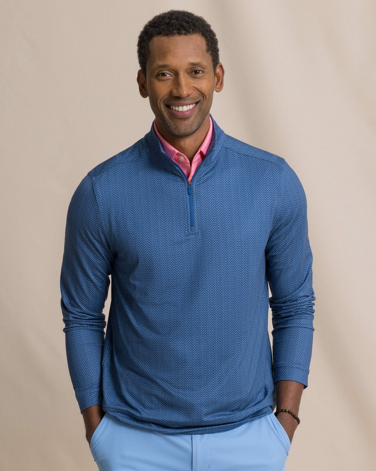 Cruiser Raise The Par Printed Quarter Zip | Southern Tide Best Seller