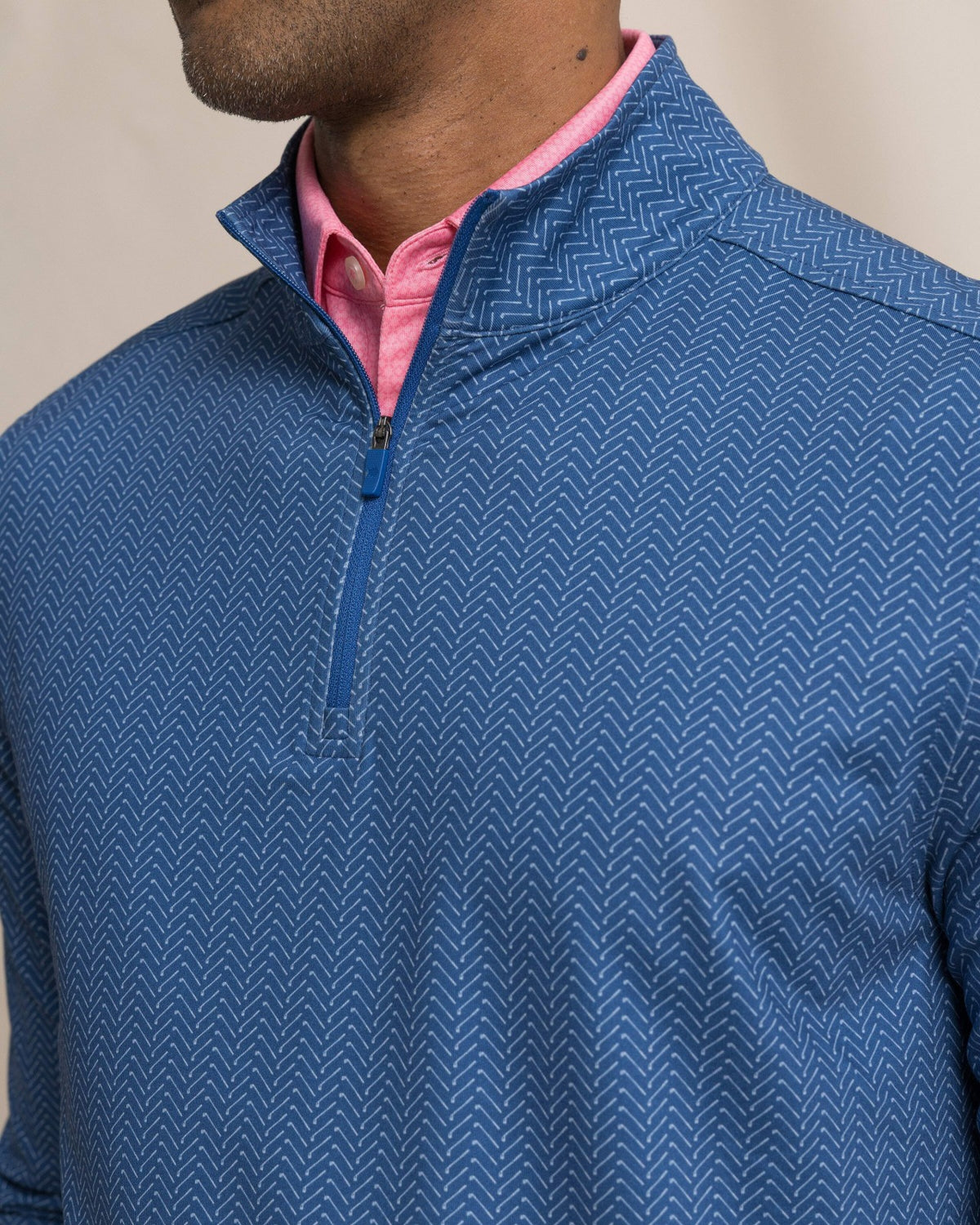 Cruiser Raise The Par Printed Quarter Zip | Southern Tide Best Seller