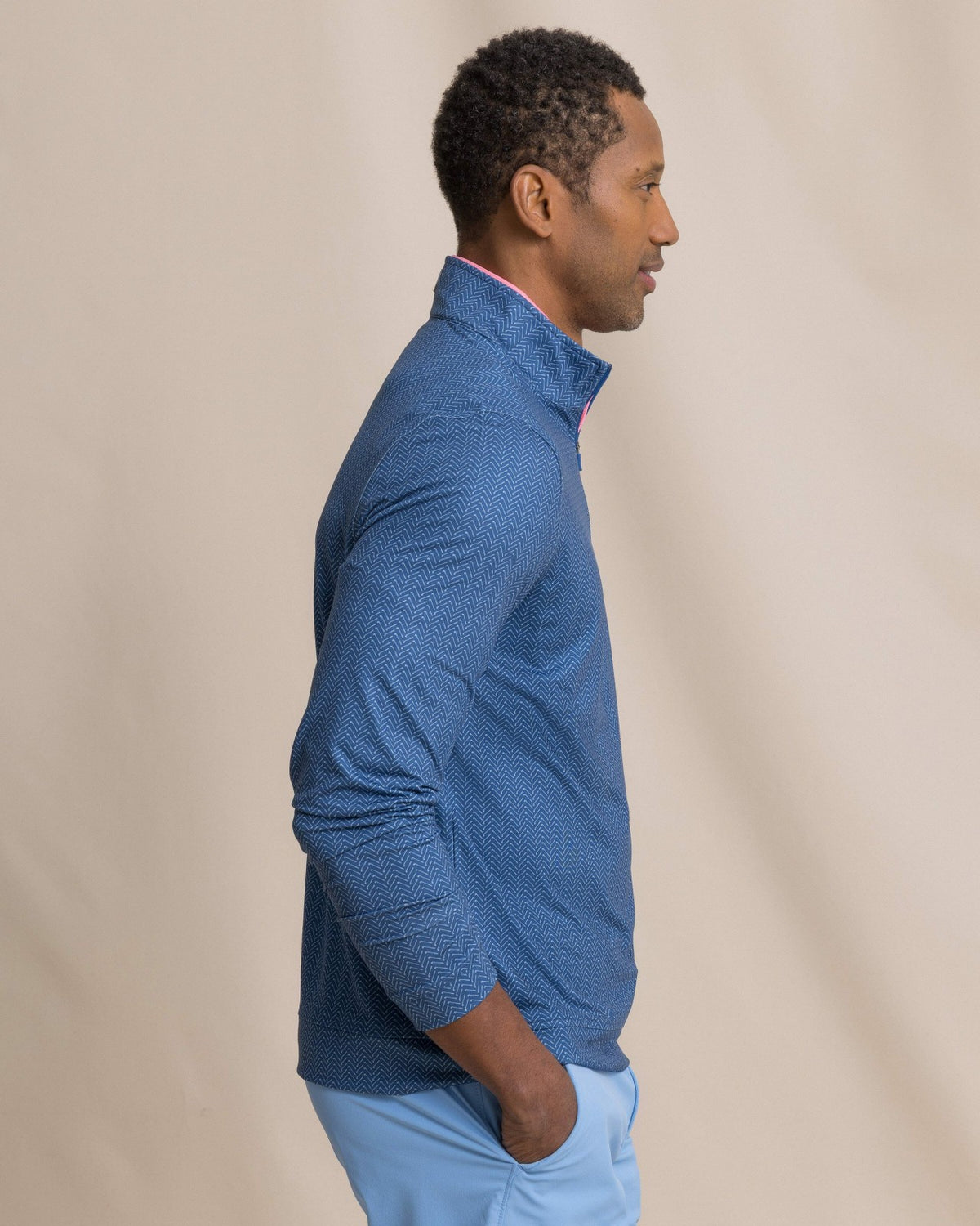 Cruiser Raise The Par Printed Quarter Zip | Southern Tide Best Seller