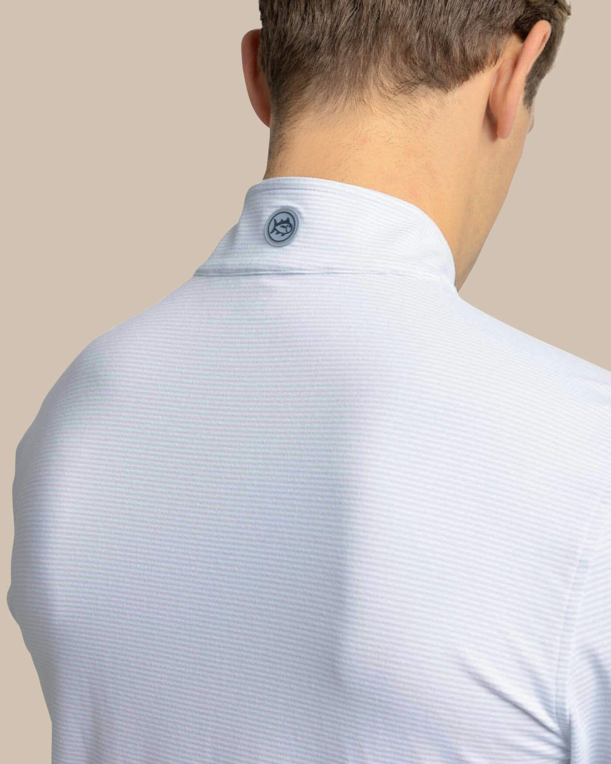 Cruiser Micro-Stripe Heather Quarter Zip | Southern Tide Best Price