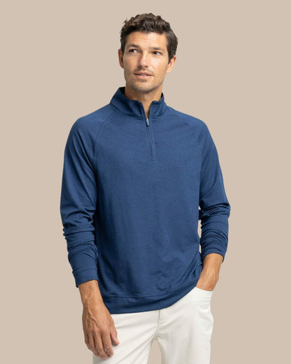 Cruiser Heather Quarter Zip Pullover | Southern Tide Special Offer