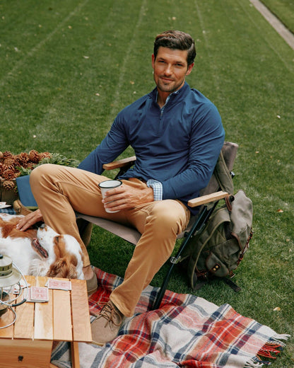 Cruiser Heather Quarter Zip Pullover | Southern Tide Special Offer