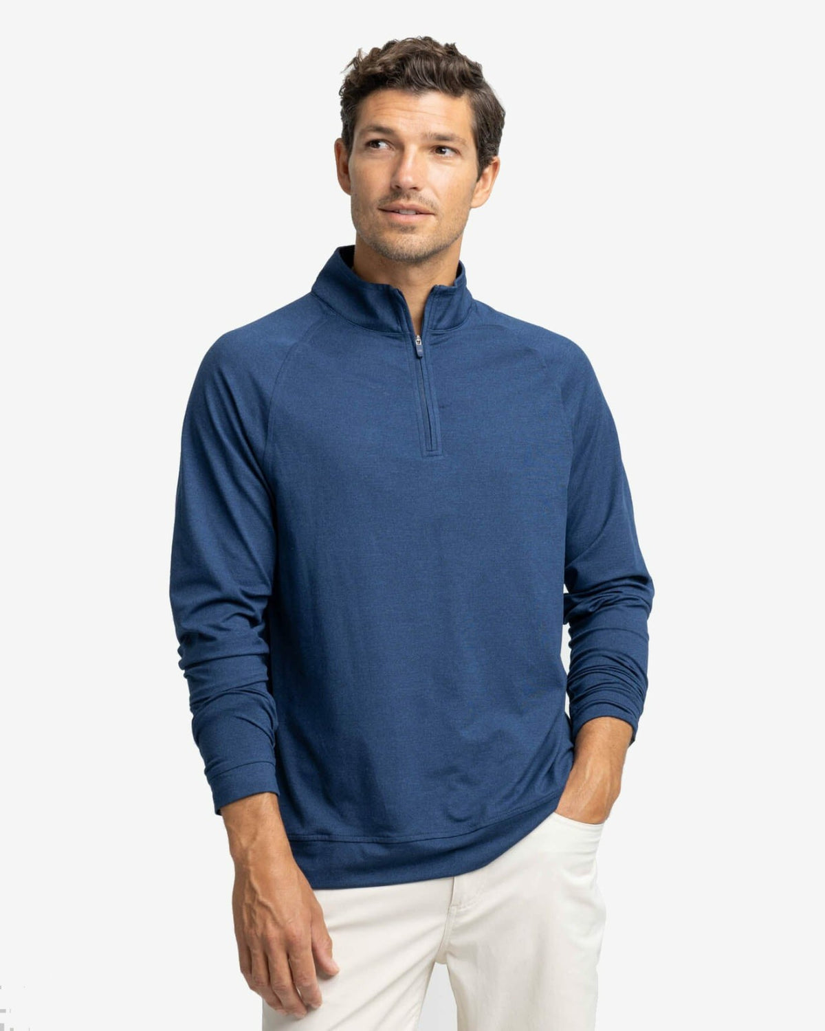 Cruiser Heather Quarter Zip Pullover | Southern Tide Special Offer