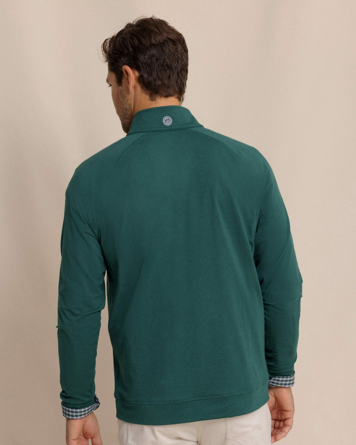 Cruiser Heather Quarter Zip Pullover - Green | Southern Tide Smart Buy