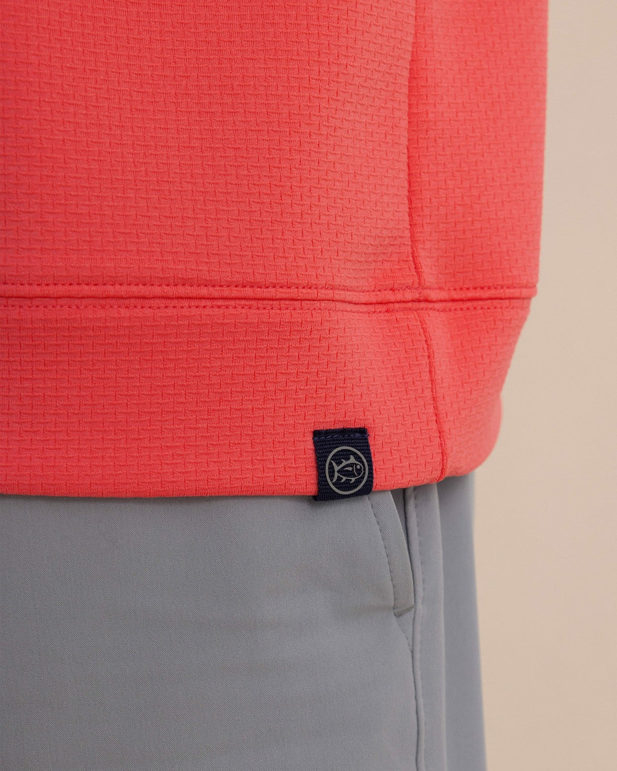 Schooner Quarter Zip - Sunkist Coral | Southern Tide Signature