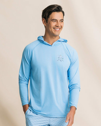 Crossed Lines Coastal Breeze® Performance Hoodie | Southern Tide Quality