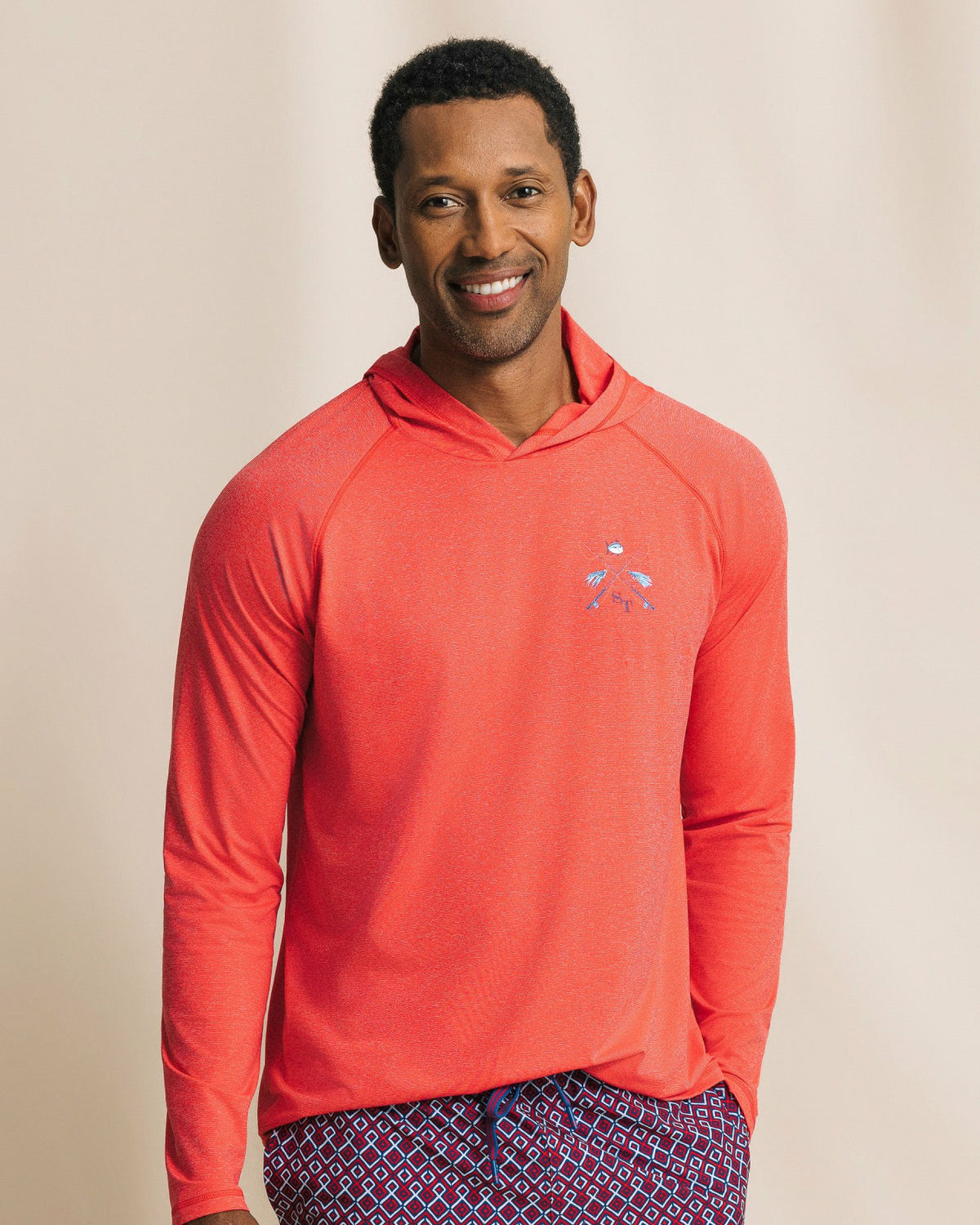 Crossed Lines Coastal Breeze® Performance Hoodie | Southern Tide Quality