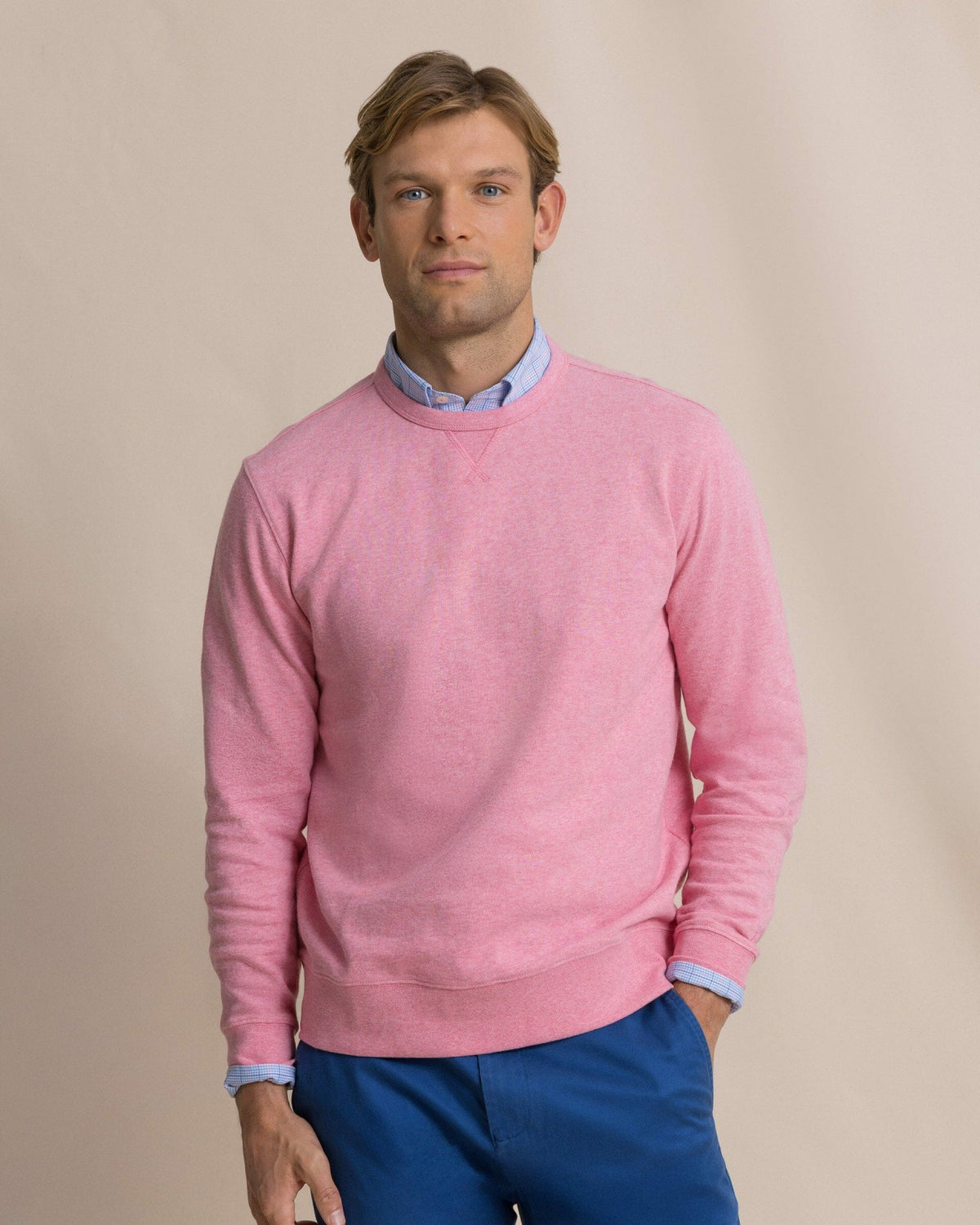 Upper Deck Heather Crew | Southern Tide Recommended