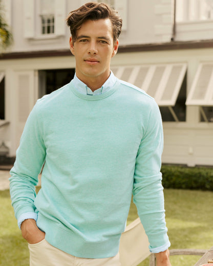 Upper Deck Heather Crew | Southern Tide Recommended