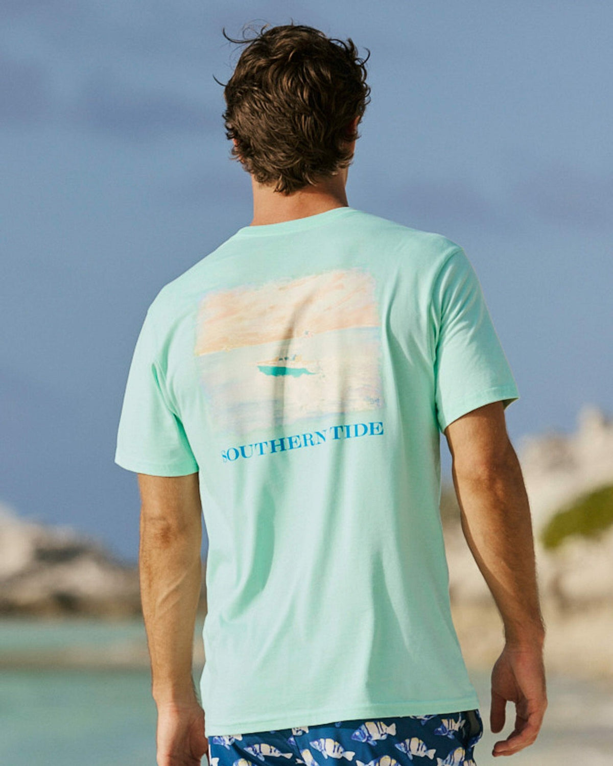 Center Console Short Sleeve T-Shirt | Southern Tide Deals