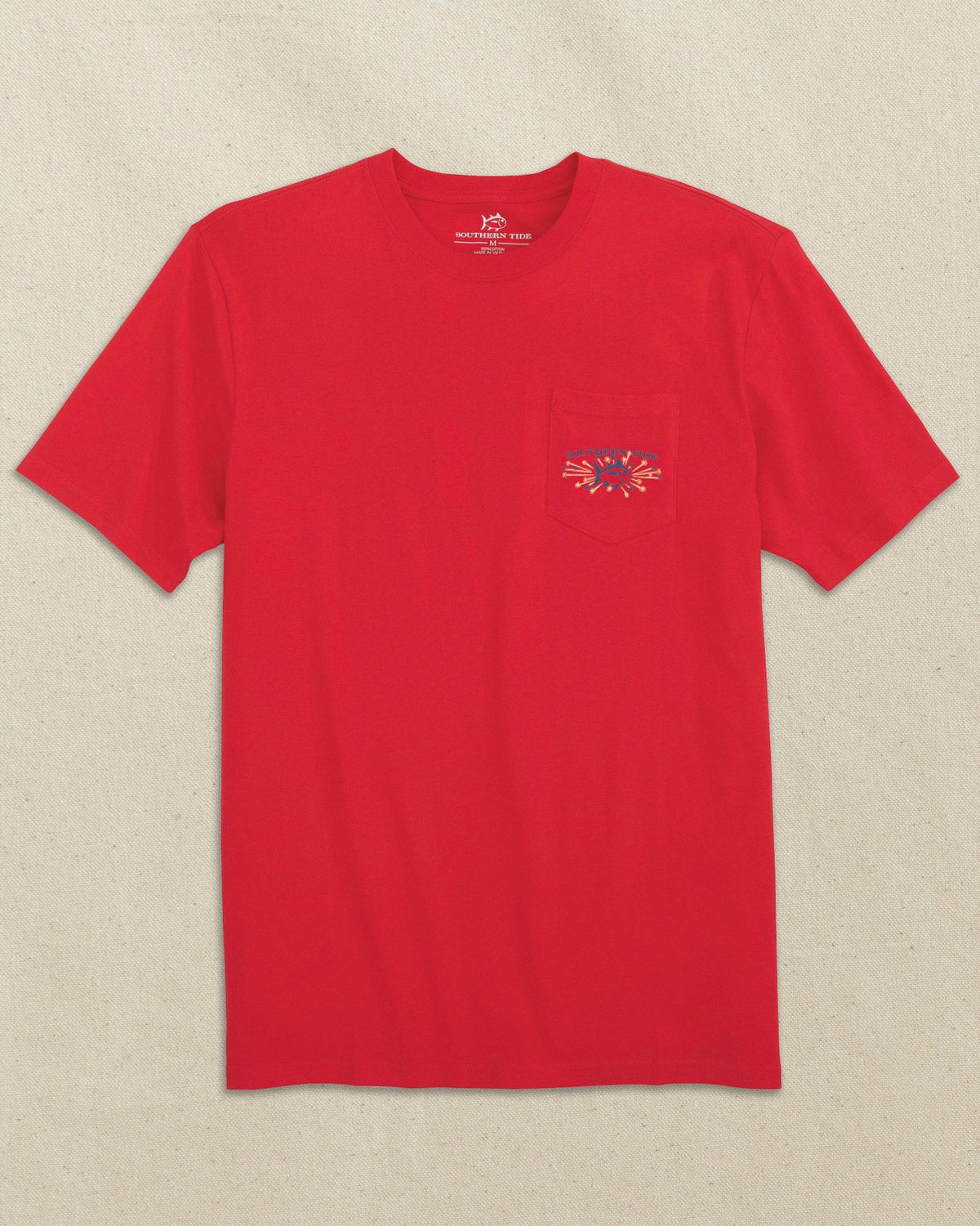 Vintage Firecracker Label Short Sleeve T-Shirt | Southern Tide Popular