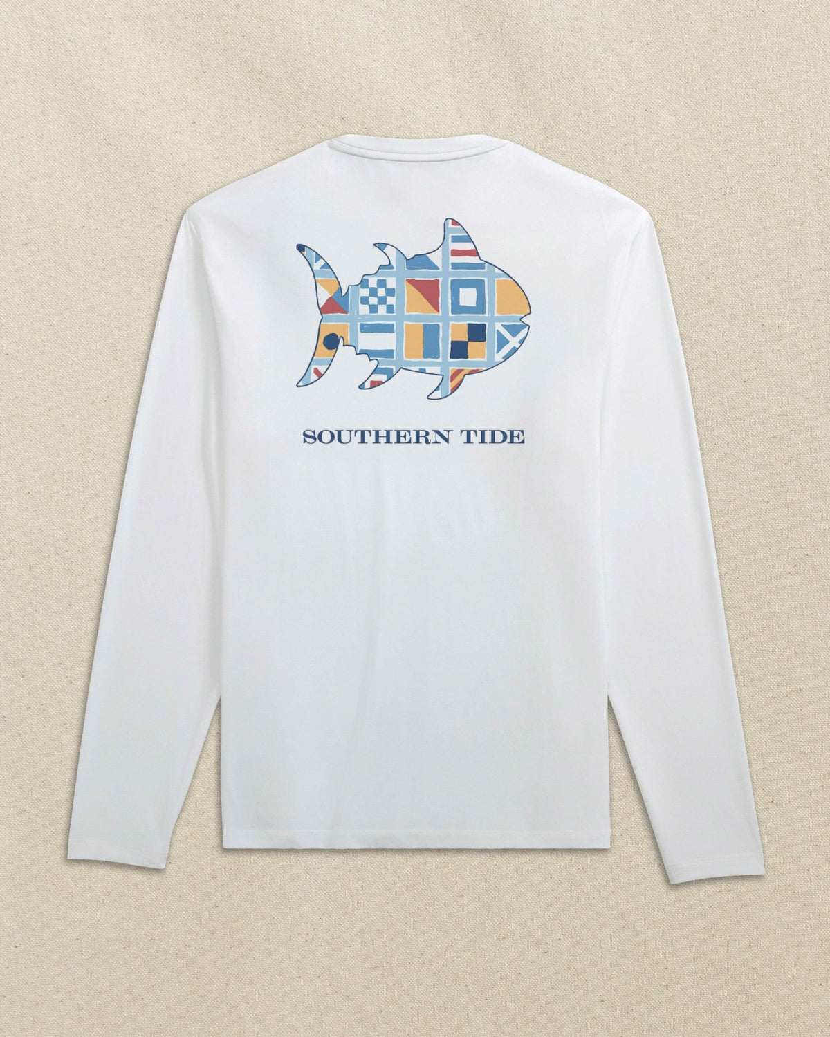 Skipjack Nautical Flag Performance T-Shirt | Southern Tide Signature