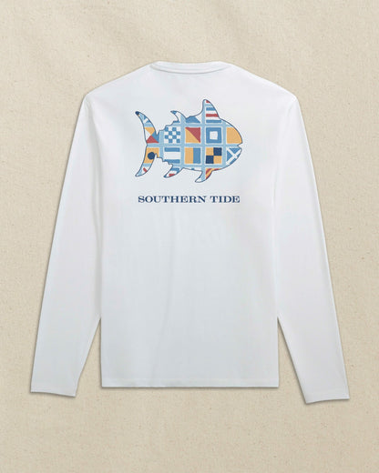 Skipjack Nautical Flag Performance T-Shirt | Southern Tide Signature
