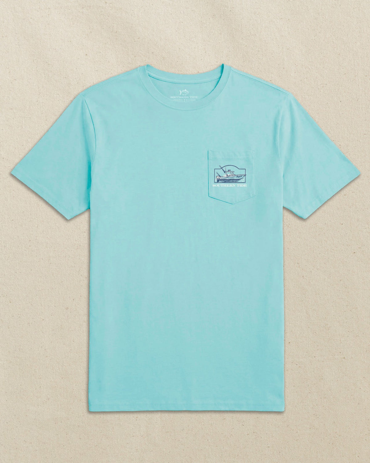 Sunset Skipjack Boat Short Sleeve T-Shirt | Southern Tide Sale
