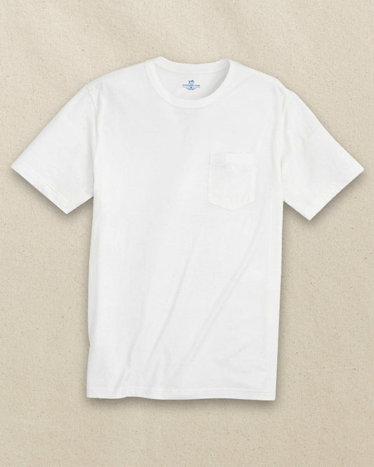 Classic White Short Sleeve Pocket T-Shirt | Southern Tide Signature