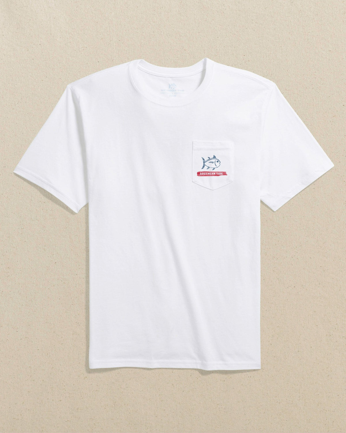 Americana Wooden Flag Short Sleeve T-Shirt | Southern Tide Hot Sale