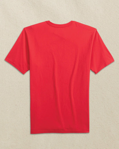 Embroidered Skipjack T-Shirt - Red & Black | Southern Tide Best Seller