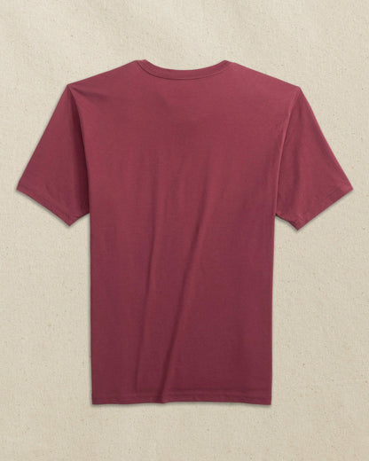 Embroidered Skipjack T-Shirt - Chianti & Black | Southern Tide Smart Buy