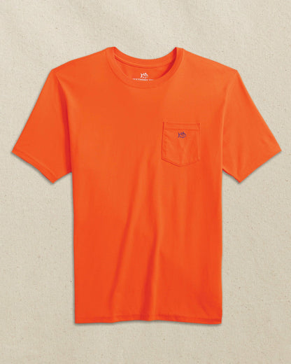 Embroidered Skipjack T-Shirt - Orange & Purple | Southern Tide Great Value