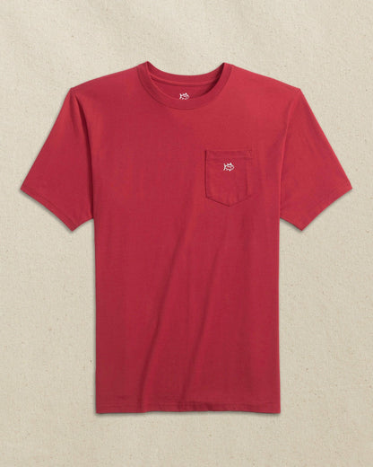 Embroidered Skipjack T-Shirt - Crimson & White | Southern Tide Popular