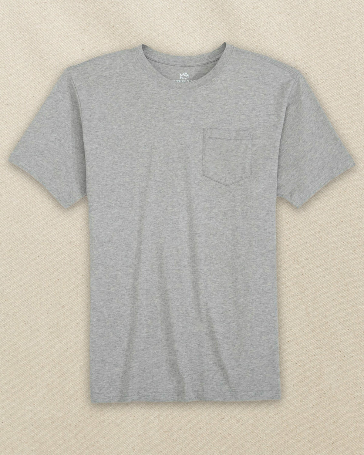 Heather Grey Classic Short Sleeve Pocket T-Shirt | Southern Tide Value