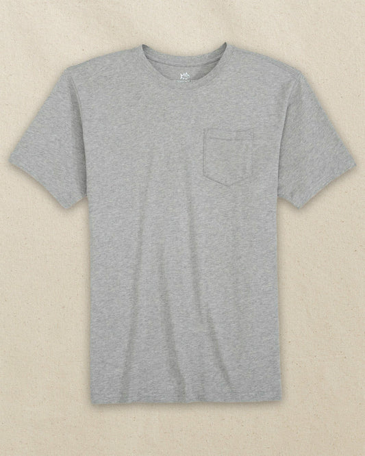 Heather Grey Classic Short Sleeve Pocket T-Shirt | Southern Tide Value