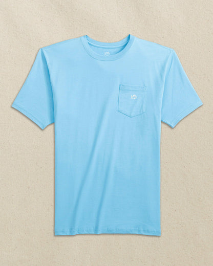 Embroidered Skipjack Tee - Light Blue & White | Southern Tide Latest