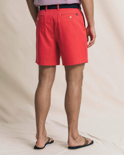Channel Marker 7" Chino Short - Claret Red | Southern Tide Recommended