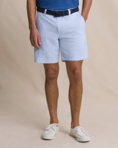 Coral Vista Seersucker 8" Performance Short | Southern Tide Smart Buy