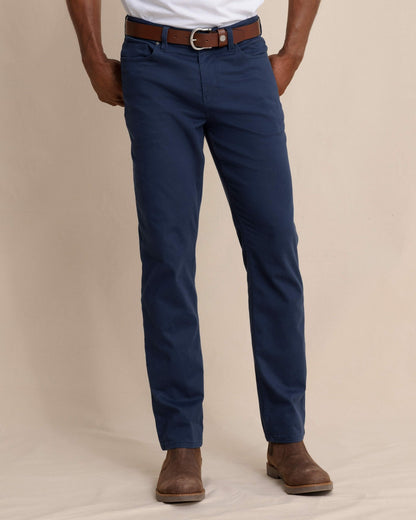 Sullivan Five Pocket Pant - Dress Blue | Southern Tide Classic