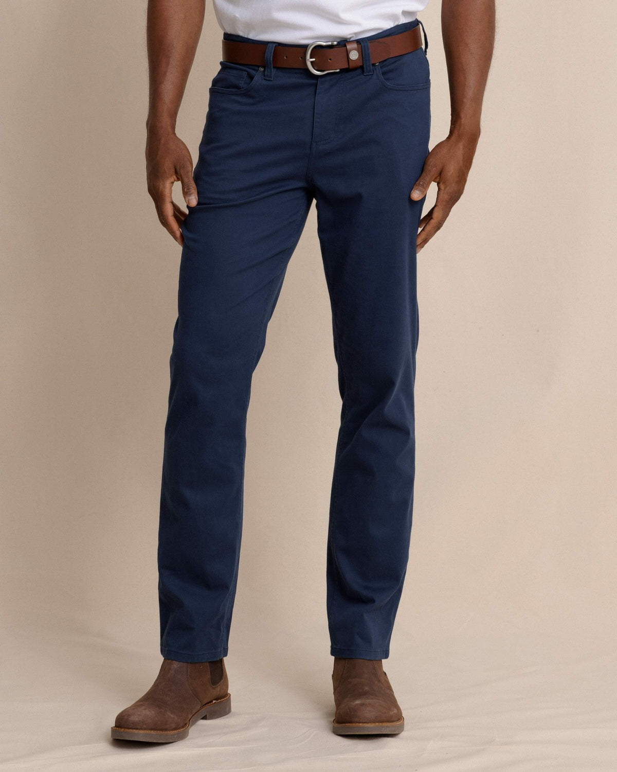 Sullivan Five Pocket Pant - Dress Blue | Southern Tide Classic