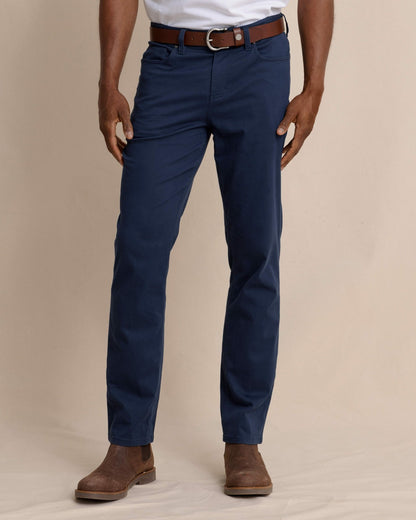 Sullivan Five Pocket Pant - Dress Blue | Southern Tide Classic